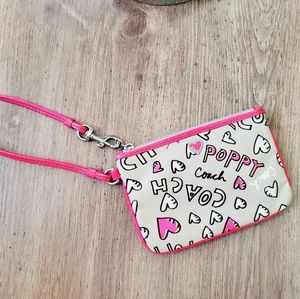 Coach Poppy Wristlet